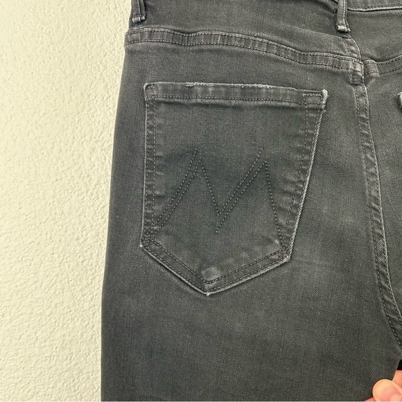 Mother Insider Crop Step Fray jeans Not Guilty 26 - Picture 11 of 16